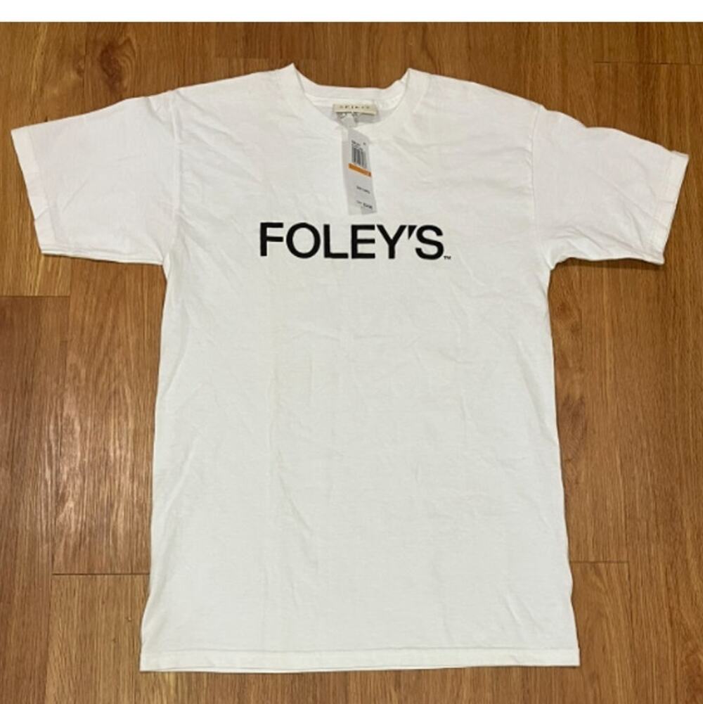 Spirit Juniors Foley's Graphic Print Cotton T-Shirt White S